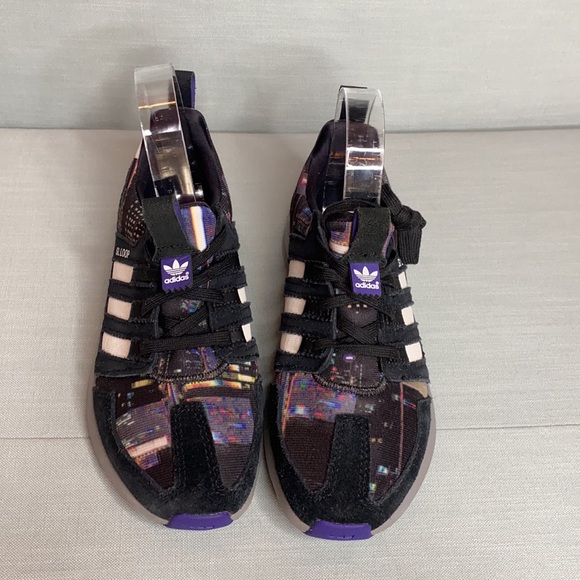 Adidas SL LOOP Rare Black and Multicolor Art Shoe - Picture 5 of 7